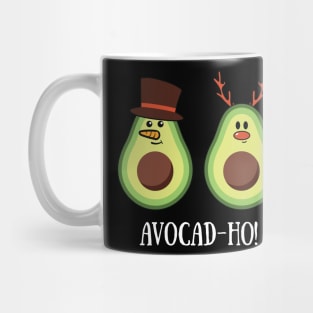 Avocad-Ho Ho Ho Funny Avocado Christmas Mug